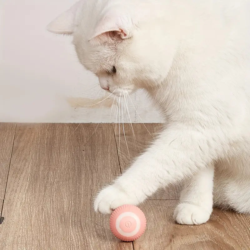 Automatic Rolling Cat Ball - Smart Interactive Electric Toy for Indoor Cats & Kittens