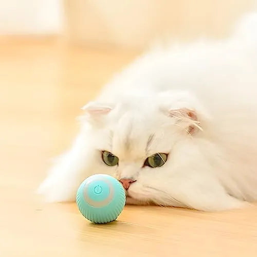 Automatic Rolling Cat Ball - Smart Interactive Electric Toy for Indoor Cats & Kittens