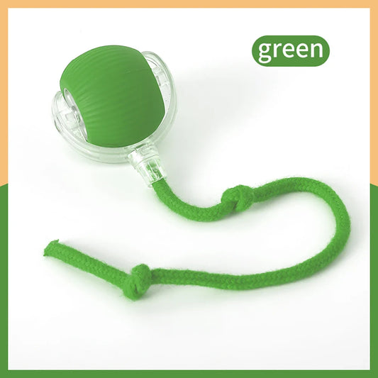 Smart Rechargeable Rolling Ball Toy - USB Interactive Self-Moving Pet Toy for Cats & Small Dogs