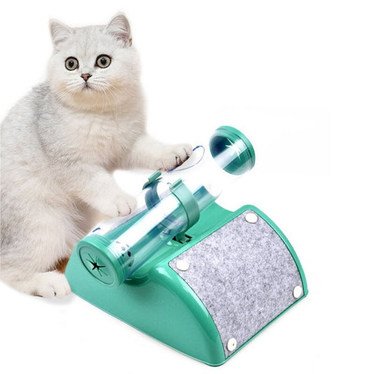 3-in-1 Interactive Cat Toy - Rotating Feeder Ball with Treat Dispenser & Exercise Wheel for Indoor Cats
